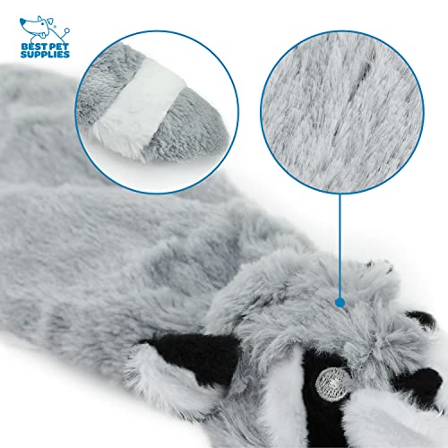 Best Pet Supplies 2-in-1 Stuffless Squeaky Dog Toys with Soft, Durable Fabric for Small, Medium, and Large Pets, No Stuffing for Indoor Play, Supports Active Biting and Play - 1Wild Duck, Small