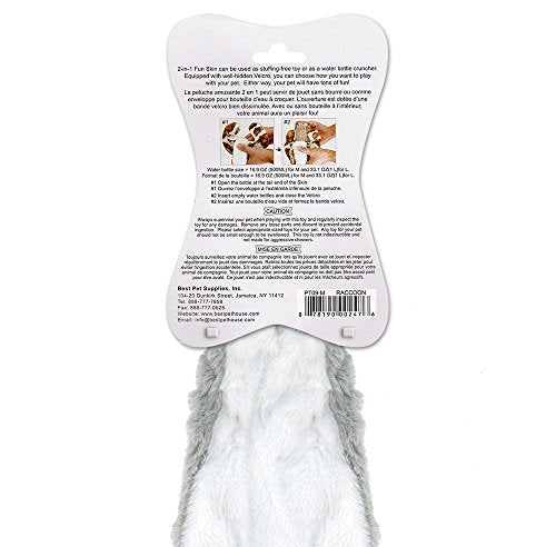 Best Pet Supplies 2-in-1 Stuffless Squeaky Dog Toys with Soft, Durable Fabric for Small, Medium, and Large Pets, No Stuffing for Indoor Play, Supports Active Biting and Play - 1Wild Duck, Small