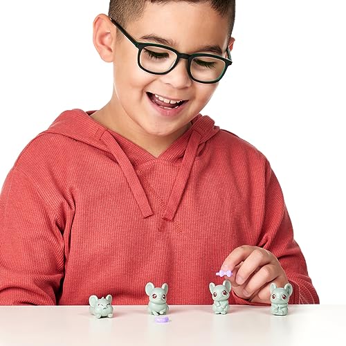 Little Live Pets - Mama Surprise Minis. Feed and Nurture a Lil' Bunny Inside Their Hutch so she can be a Mama. She has 2, 3, or 4 Babies with Surprise Accessories to Dress Up The Babies