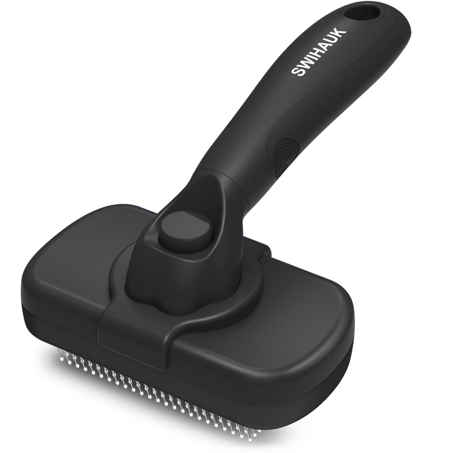 Swihauk Self Cleaning Slicker Brush for Dogs & Cats, Skin Friendly Grooming Cat Brush, Dog Brush for Shedding, Deshedding Brush, Hair Brush Puppy Brush for Haired Dogs, Pet Supplies Accessories, Blue