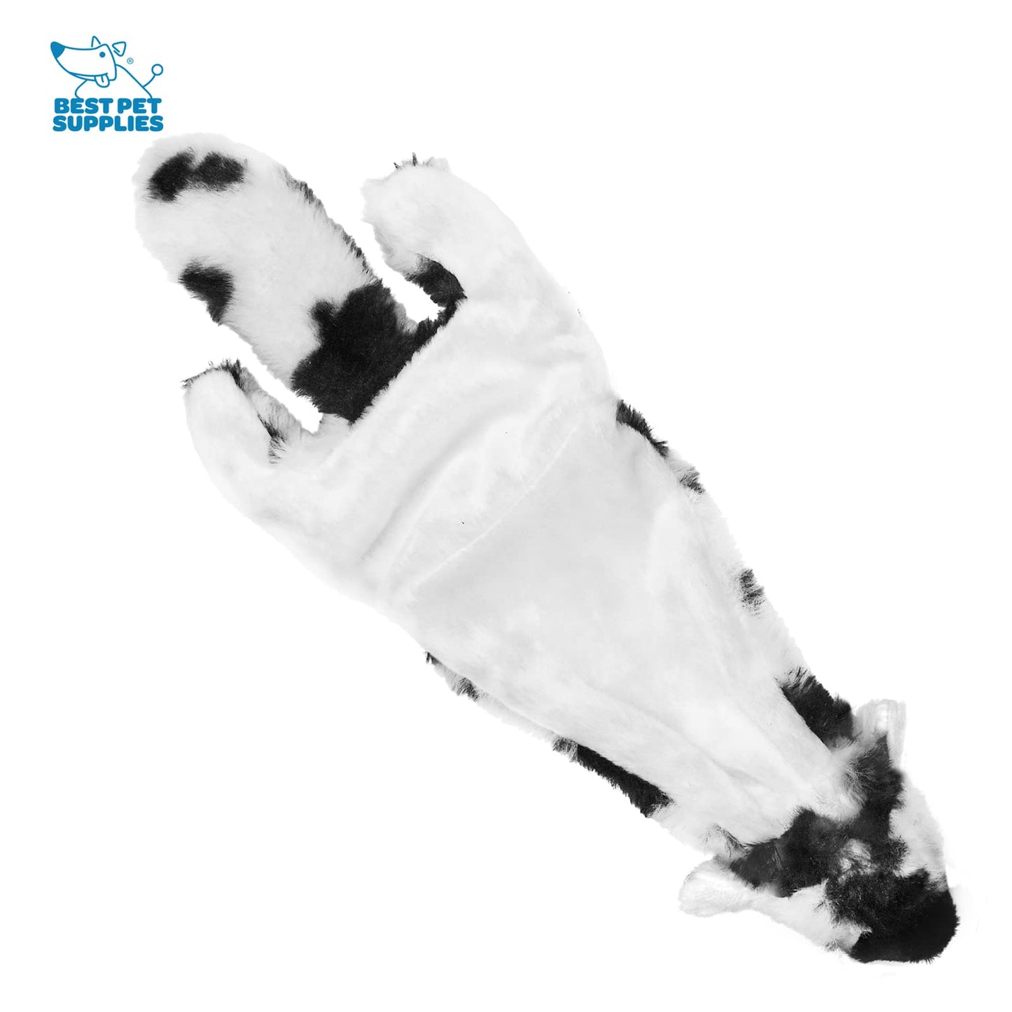 Best Pet Supplies 2-in-1 Stuffless Squeaky Dog Toys with Soft, Durable Fabric for Small, Medium, and Large Pets, No Stuffing for Indoor Play, Supports Active Biting and Play - 1Wild Duck, Small
