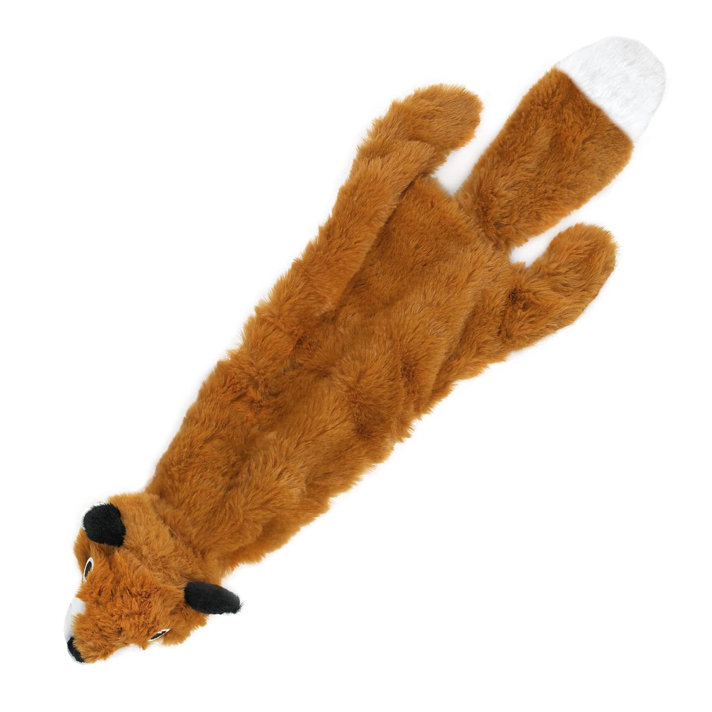 Best Pet Supplies 2-in-1 Stuffless Squeaky Dog Toys with Soft, Durable Fabric for Small, Medium, and Large Pets, No Stuffing for Indoor Play, Supports Active Biting and Play - 1Wild Duck, Small