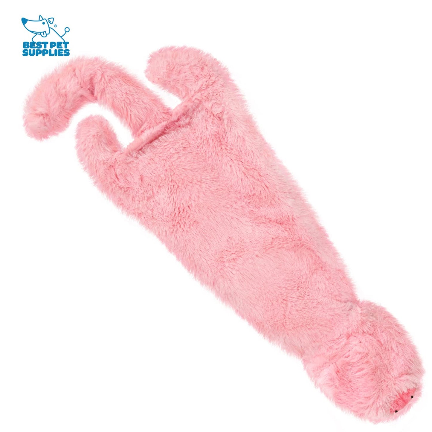 Best Pet Supplies 2-in-1 Stuffless Squeaky Dog Toys with Soft, Durable Fabric for Small, Medium, and Large Pets, No Stuffing for Indoor Play, Supports Active Biting and Play - 1Wild Duck, Small