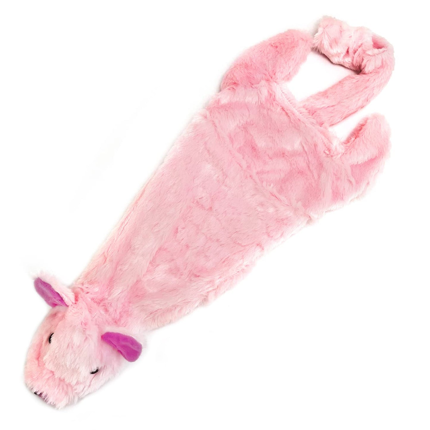 Best Pet Supplies 2-in-1 Stuffless Squeaky Dog Toys with Soft, Durable Fabric for Small, Medium, and Large Pets, No Stuffing for Indoor Play, Supports Active Biting and Play - 1Wild Duck, Small