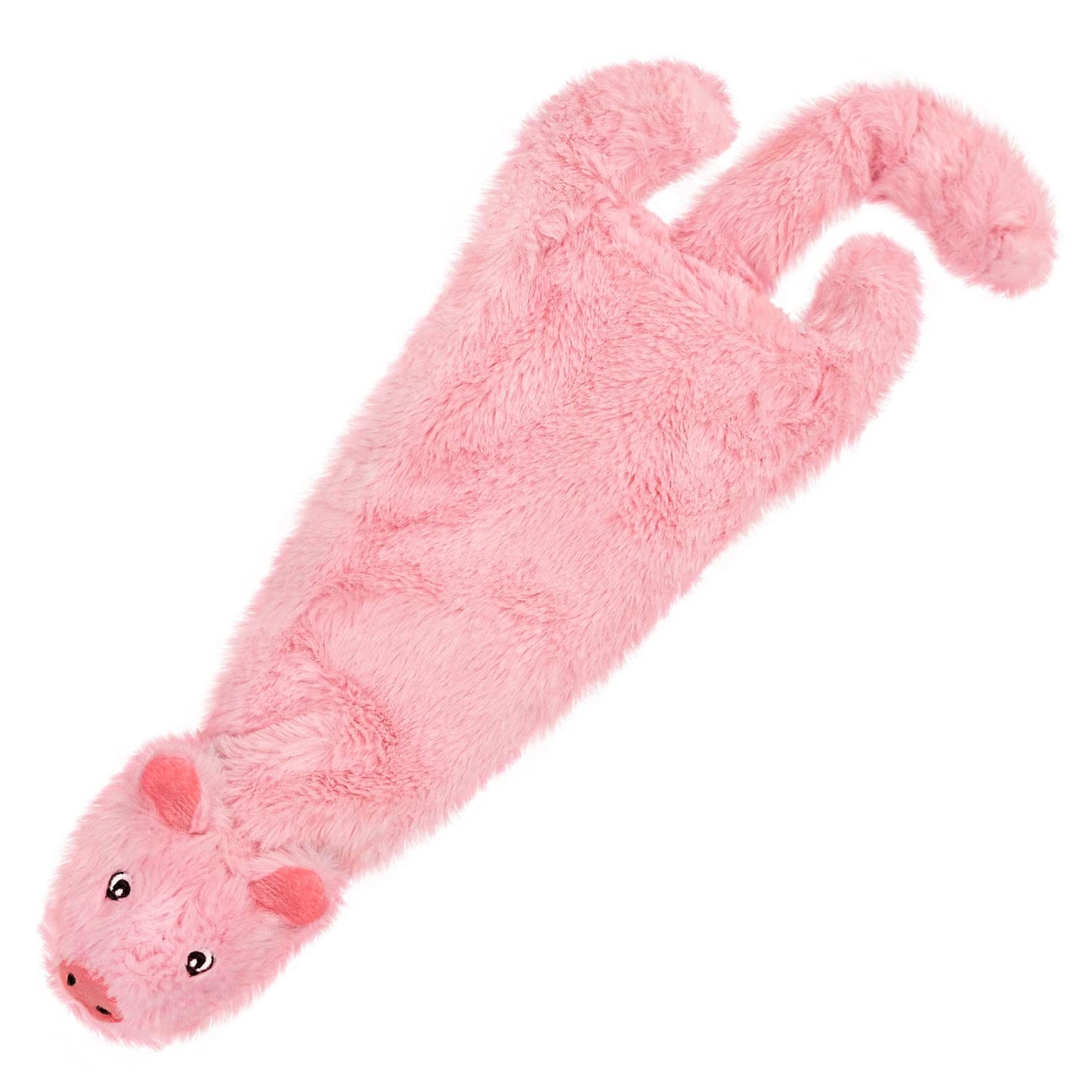 Best Pet Supplies 2-in-1 Stuffless Squeaky Dog Toys with Soft, Durable Fabric for Small, Medium, and Large Pets, No Stuffing for Indoor Play, Supports Active Biting and Play - 1Wild Duck, Small