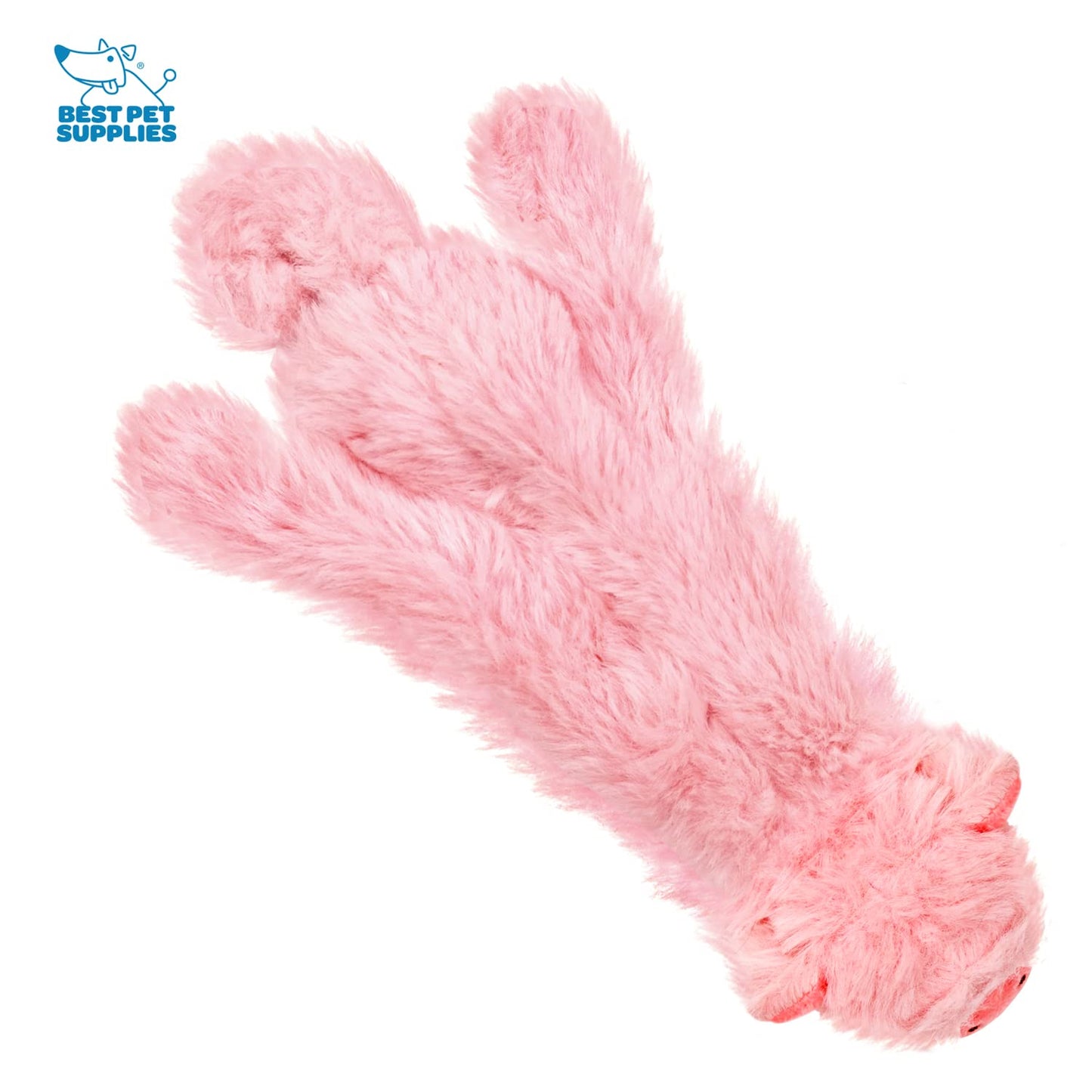 Best Pet Supplies 2-in-1 Stuffless Squeaky Dog Toys with Soft, Durable Fabric for Small, Medium, and Large Pets, No Stuffing for Indoor Play, Supports Active Biting and Play - 1Wild Duck, Small