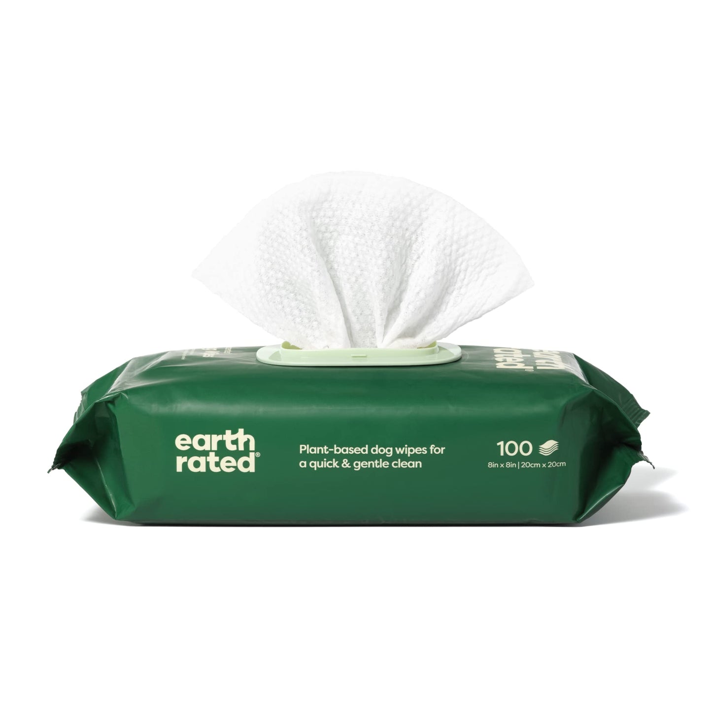 Earth Rated Pet Ear Wipes, Hypoallergenic Ear Wipes for Dogs & Cats to Remove Dirt and Wax Build up, Oatmeal Scent, 70 Count