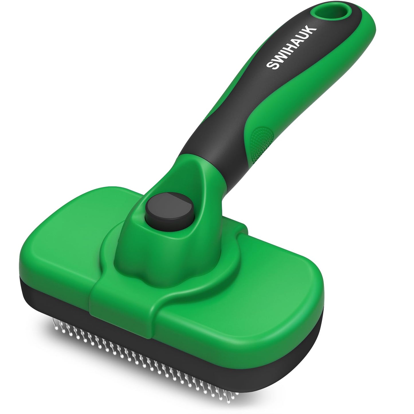 Swihauk Self Cleaning Slicker Brush for Dogs & Cats, Skin Friendly Grooming Cat Brush, Dog Brush for Shedding, Deshedding Brush, Hair Brush Puppy Brush for Haired Dogs, Pet Supplies Accessories, Blue