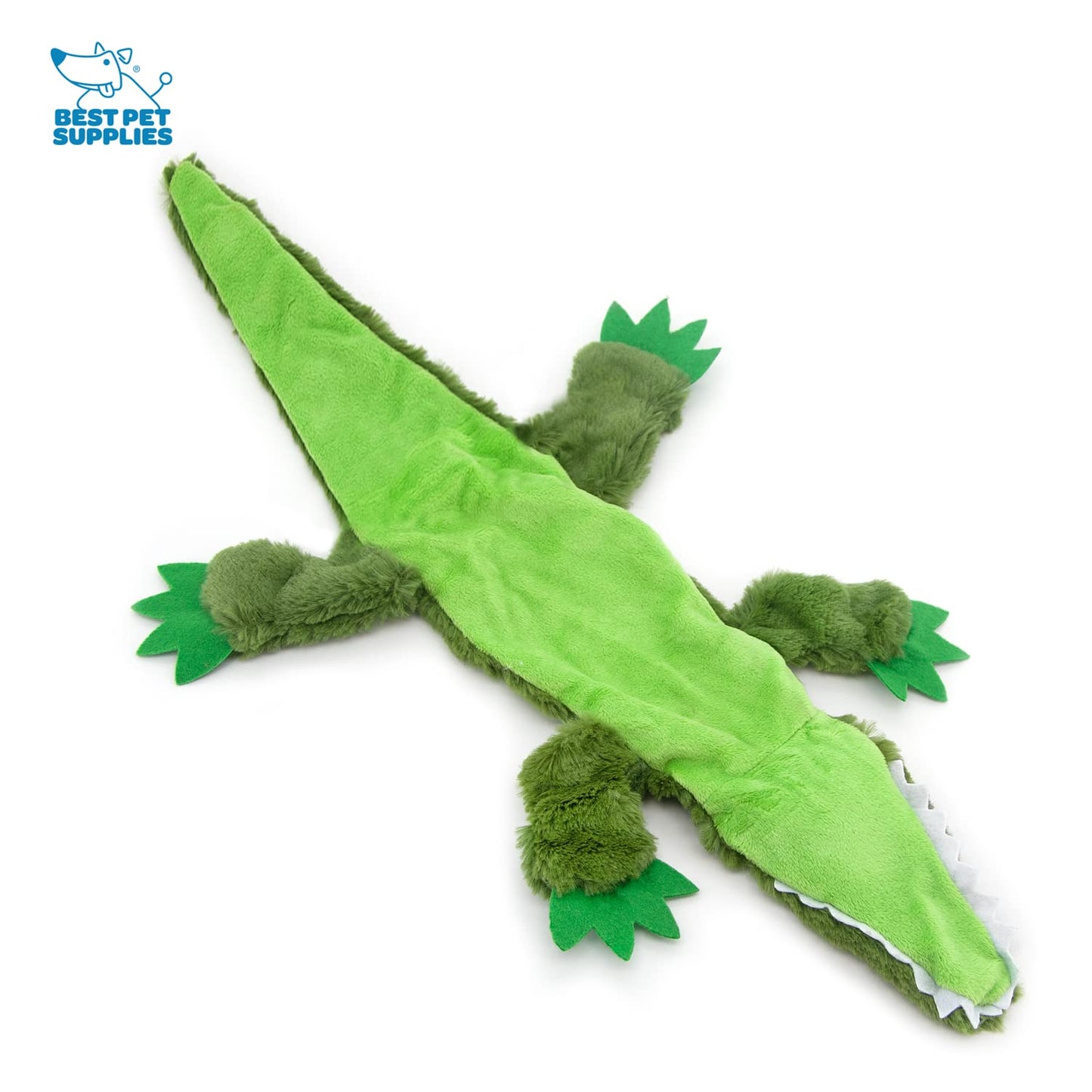 Best Pet Supplies 2-in-1 Stuffless Squeaky Dog Toys with Soft, Durable Fabric for Small, Medium, and Large Pets, No Stuffing for Indoor Play, Supports Active Biting and Play - 1Wild Duck, Small