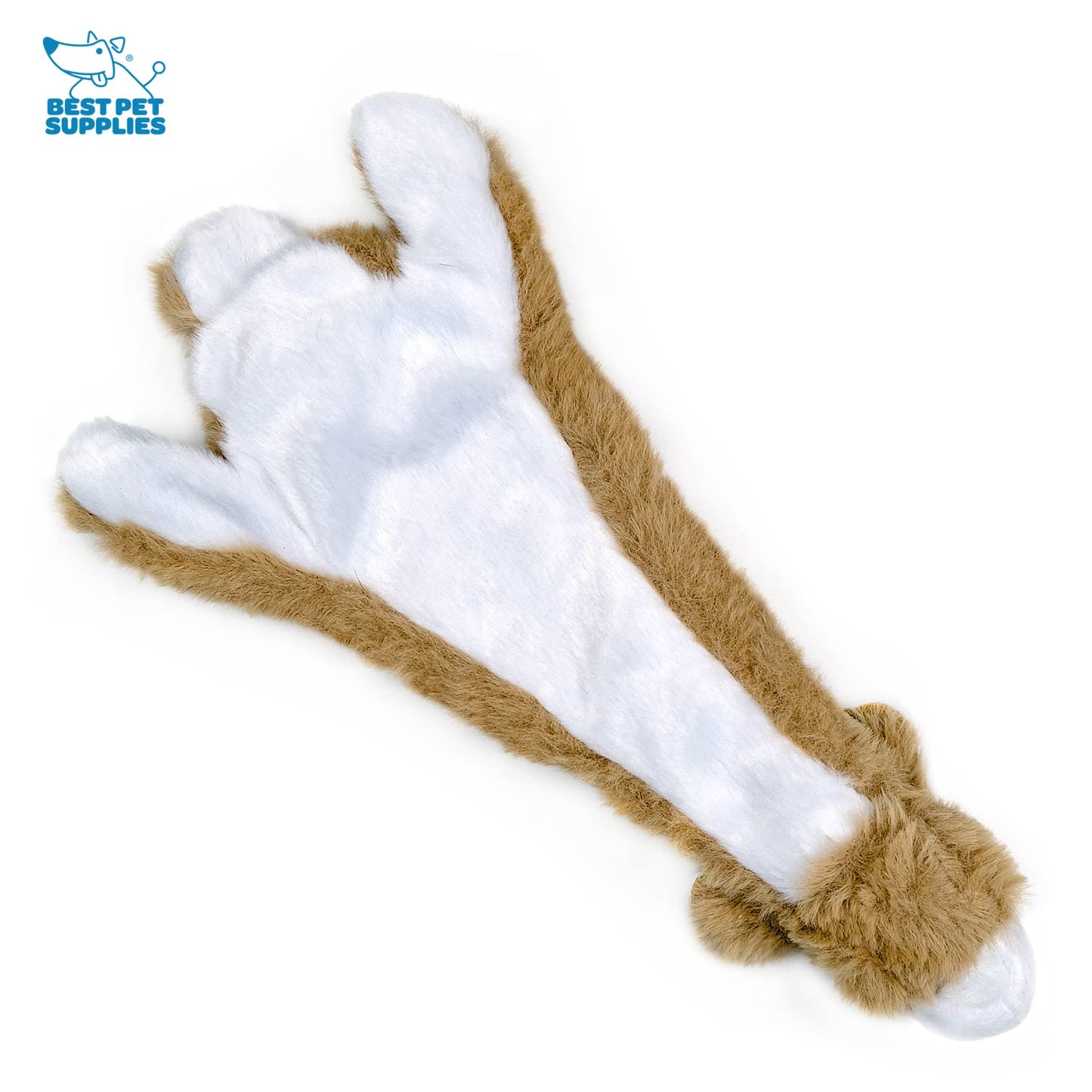 Best Pet Supplies 2-in-1 Stuffless Squeaky Dog Toys with Soft, Durable Fabric for Small, Medium, and Large Pets, No Stuffing for Indoor Play, Supports Active Biting and Play - 1Wild Duck, Small