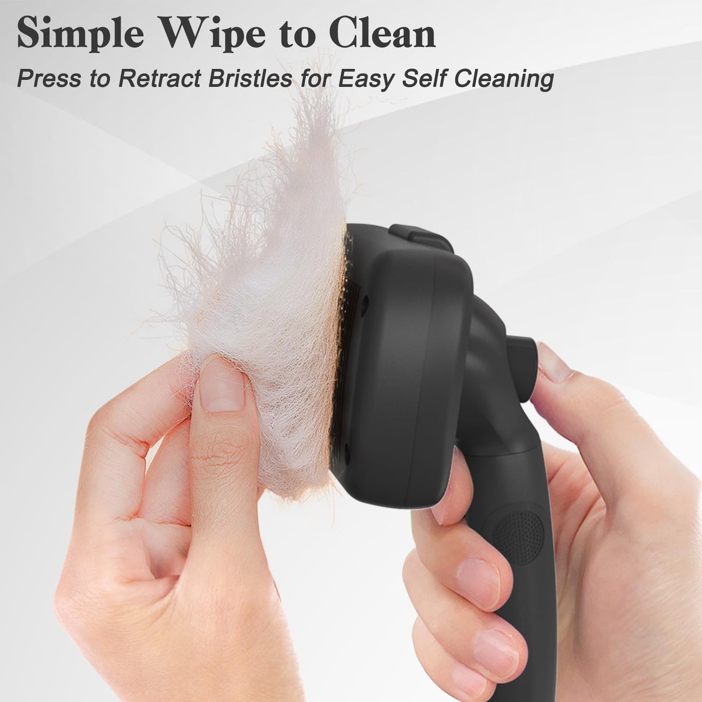 Swihauk Self Cleaning Slicker Brush for Dogs & Cats, Skin Friendly Grooming Cat Brush, Dog Brush for Shedding, Deshedding Brush, Hair Brush Puppy Brush for Haired Dogs, Pet Supplies Accessories, Blue