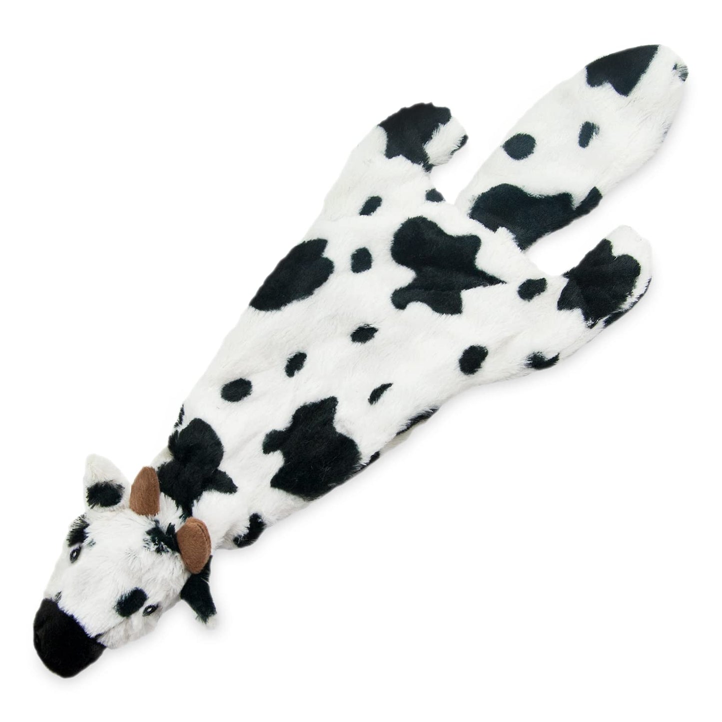 Best Pet Supplies 2-in-1 Stuffless Squeaky Dog Toys with Soft, Durable Fabric for Small, Medium, and Large Pets, No Stuffing for Indoor Play, Supports Active Biting and Play - 1Wild Duck, Small
