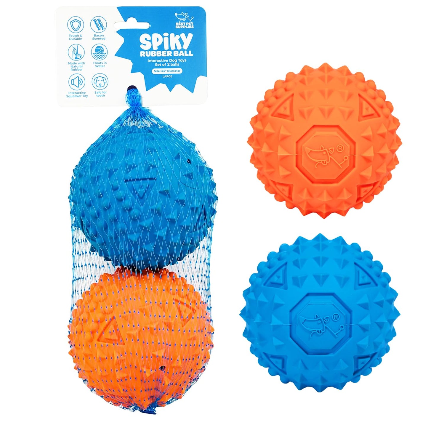 Best Pet Supplies 2-in-1 Stuffless Squeaky Dog Toys with Soft, Durable Fabric for Small, Medium, and Large Pets, No Stuffing for Indoor Play, Supports Active Biting and Play - 1Wild Duck, Small