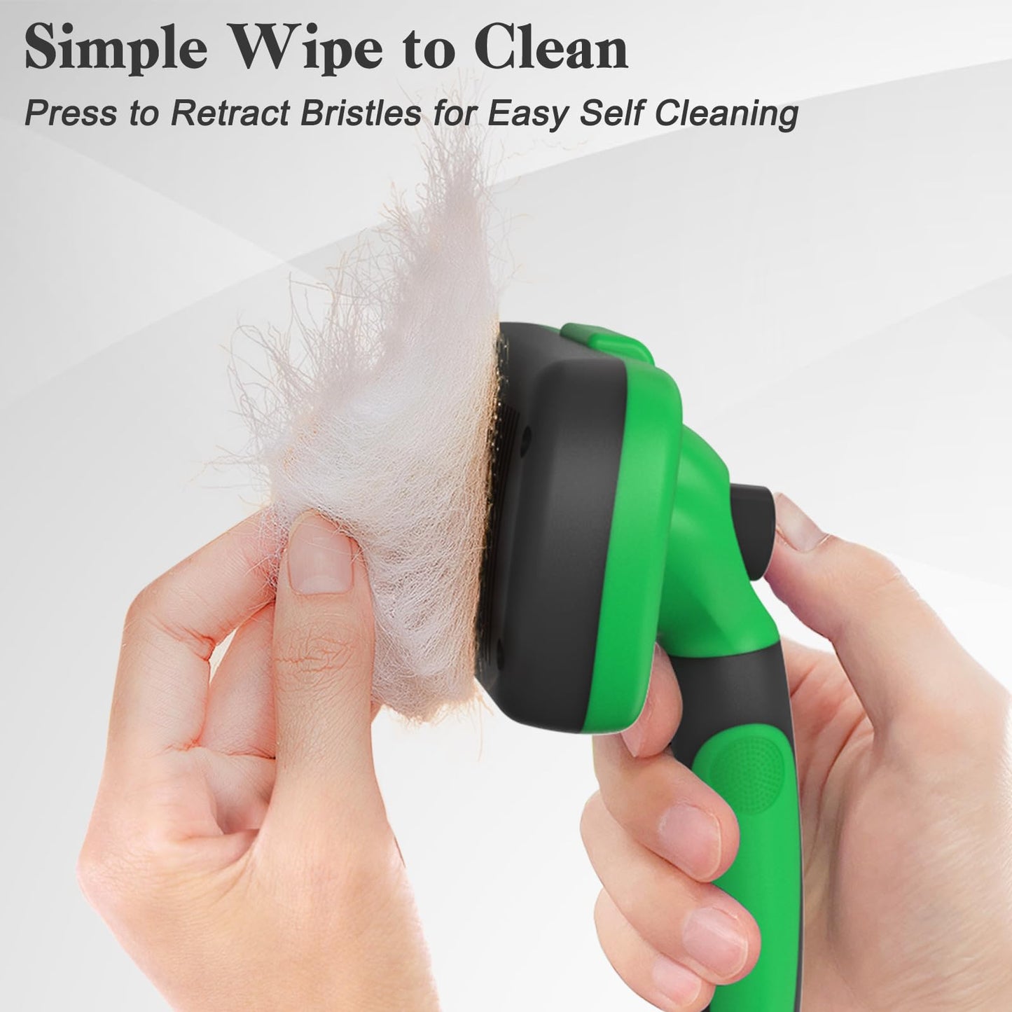 Swihauk Self Cleaning Slicker Brush for Dogs & Cats, Skin Friendly Grooming Cat Brush, Dog Brush for Shedding, Deshedding Brush, Hair Brush Puppy Brush for Haired Dogs, Pet Supplies Accessories, Blue