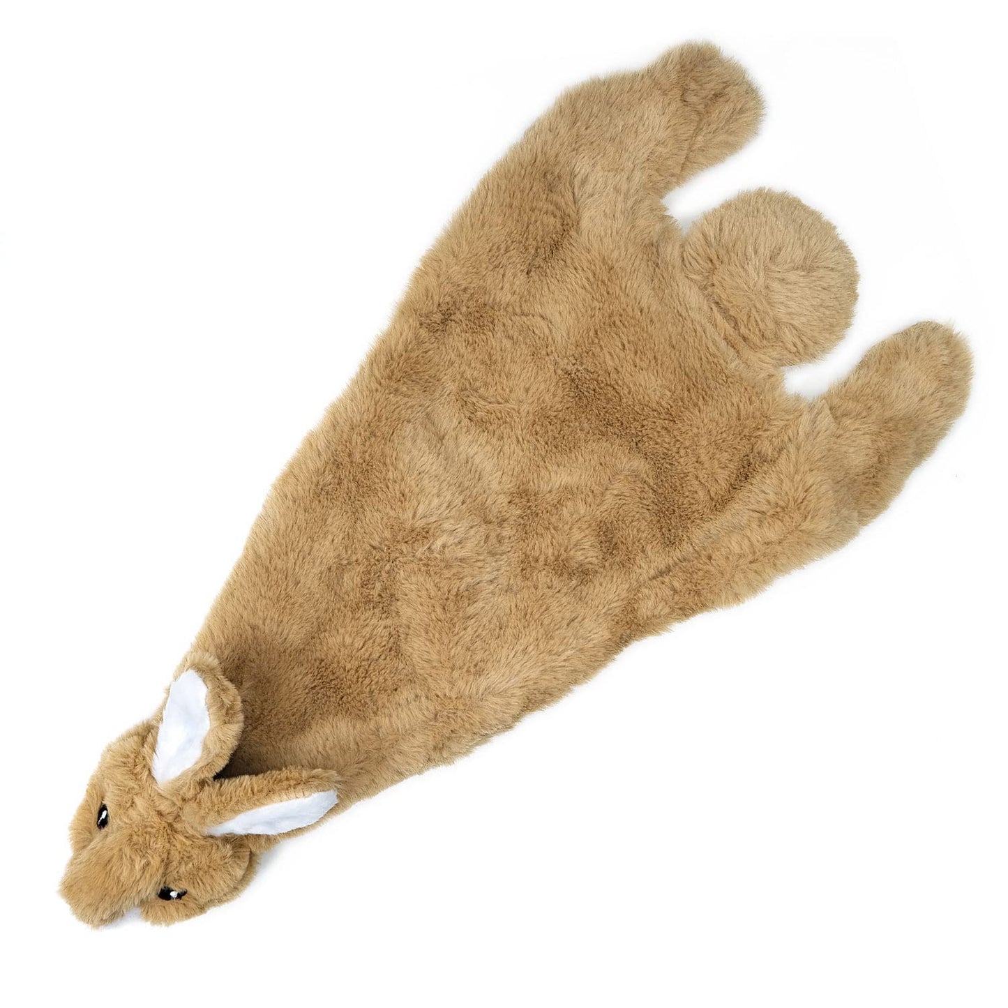 Best Pet Supplies 2-in-1 Stuffless Squeaky Dog Toys with Soft, Durable Fabric for Small, Medium, and Large Pets, No Stuffing for Indoor Play, Supports Active Biting and Play - 1Wild Duck, Small