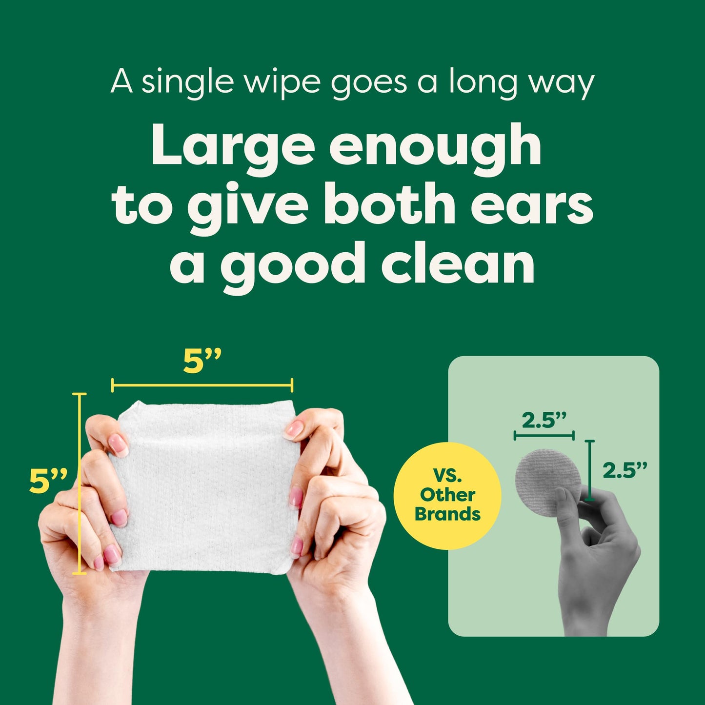 Earth Rated Hypoallergenic Dog Wipes, Cleaning and Odor-Controlling Grooming Wipes for Paws, Body, and Butt, Perfect for Puppy and Adult Dogs, Lavender Scented, 100 Count