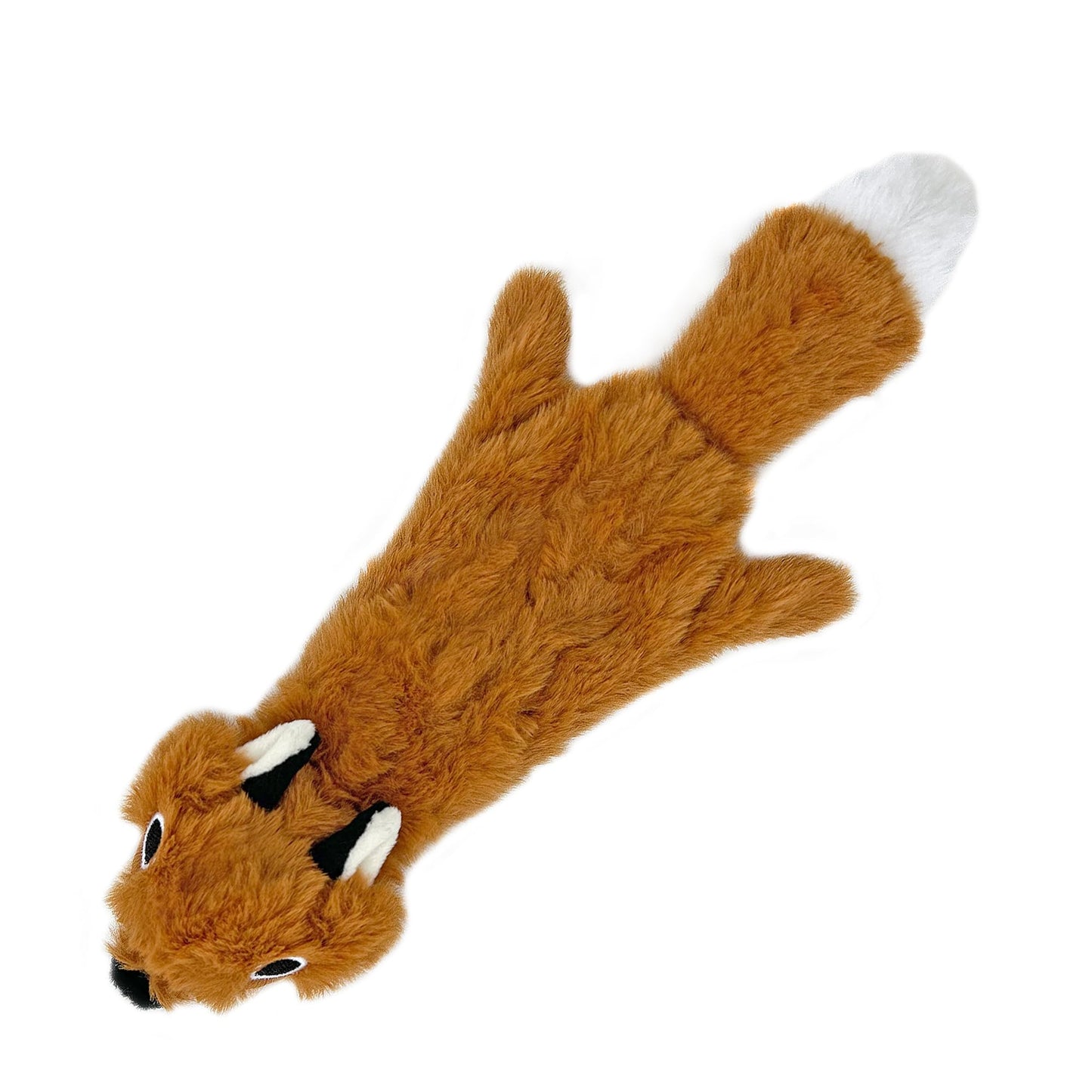 Best Pet Supplies 2-in-1 Stuffless Squeaky Dog Toys with Soft, Durable Fabric for Small, Medium, and Large Pets, No Stuffing for Indoor Play, Supports Active Biting and Play - 1Wild Duck, Small