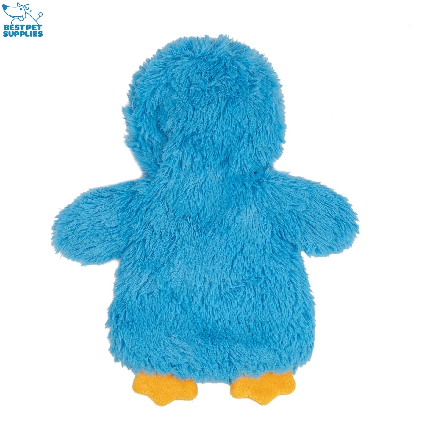 Best Pet Supplies 2-in-1 Stuffless Squeaky Dog Toys with Soft, Durable Fabric for Small, Medium, and Large Pets, No Stuffing for Indoor Play, Supports Active Biting and Play - 1Wild Duck, Small