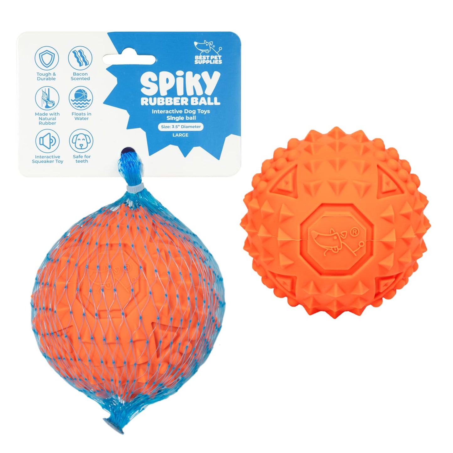 Best Pet Supplies 2-in-1 Stuffless Squeaky Dog Toys with Soft, Durable Fabric for Small, Medium, and Large Pets, No Stuffing for Indoor Play, Supports Active Biting and Play - 1Wild Duck, Small