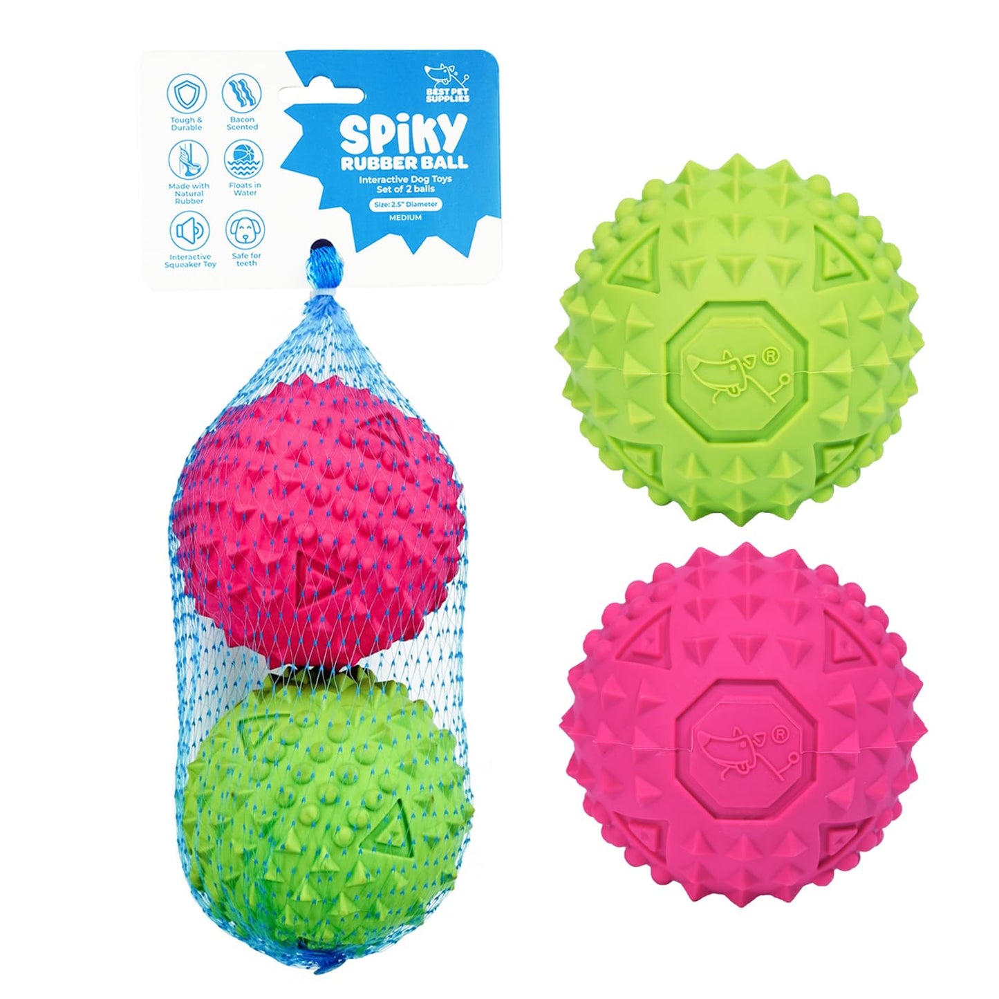 Best Pet Supplies 2-in-1 Stuffless Squeaky Dog Toys with Soft, Durable Fabric for Small, Medium, and Large Pets, No Stuffing for Indoor Play, Supports Active Biting and Play - 1Wild Duck, Small