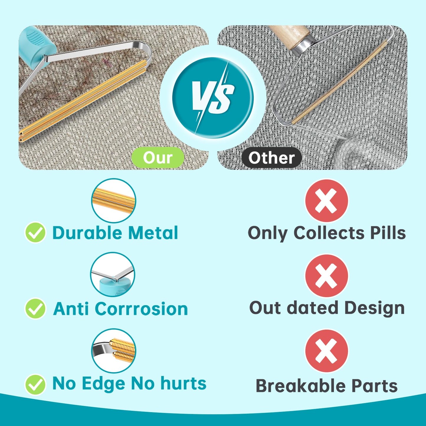 Pet Hair Remover, Dog Cat Hair Remover,Lint Remover,Carpet Rake for Pet Hair Removal,Carpet Rake,Lint Brush,Lint Shaver for Carpets, Car Mat,Couch,Pet Bed,Furniture & Rug
