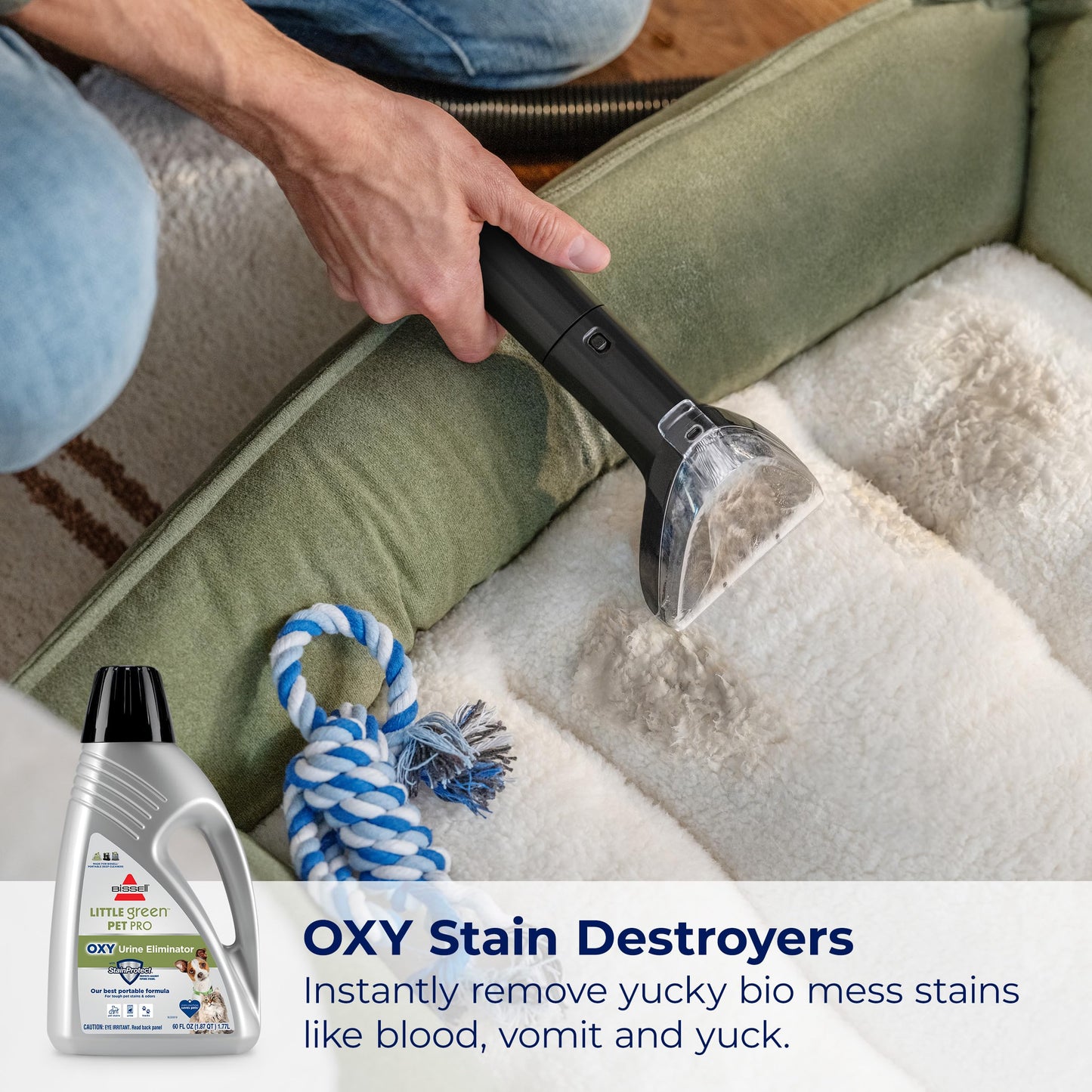 BISSELL® PET PRO OXY Spot & Stain Formula for Portable Carpet Cleaners, 32 oz., 2034