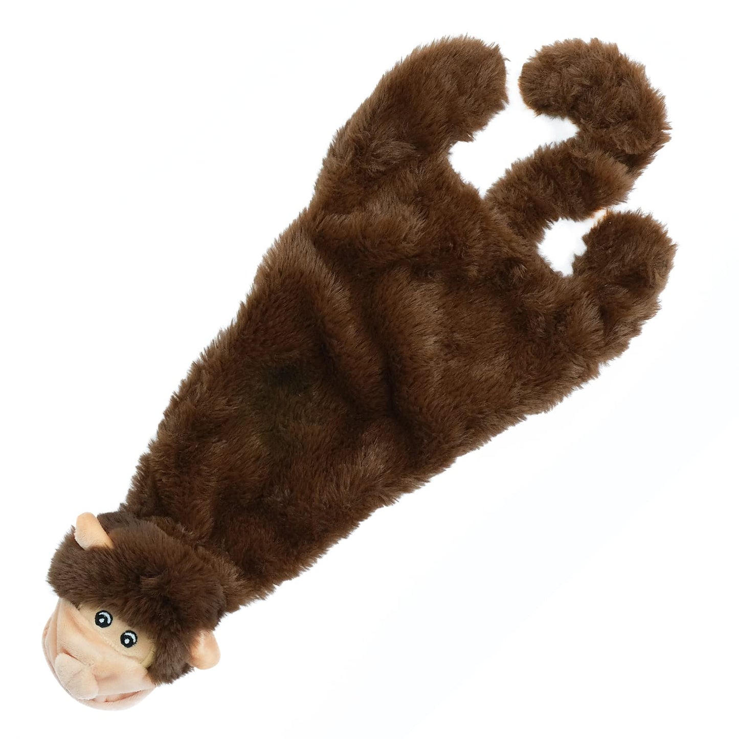 Best Pet Supplies 2-in-1 Stuffless Squeaky Dog Toys with Soft, Durable Fabric for Small, Medium, and Large Pets, No Stuffing for Indoor Play, Supports Active Biting and Play - 1Wild Duck, Small